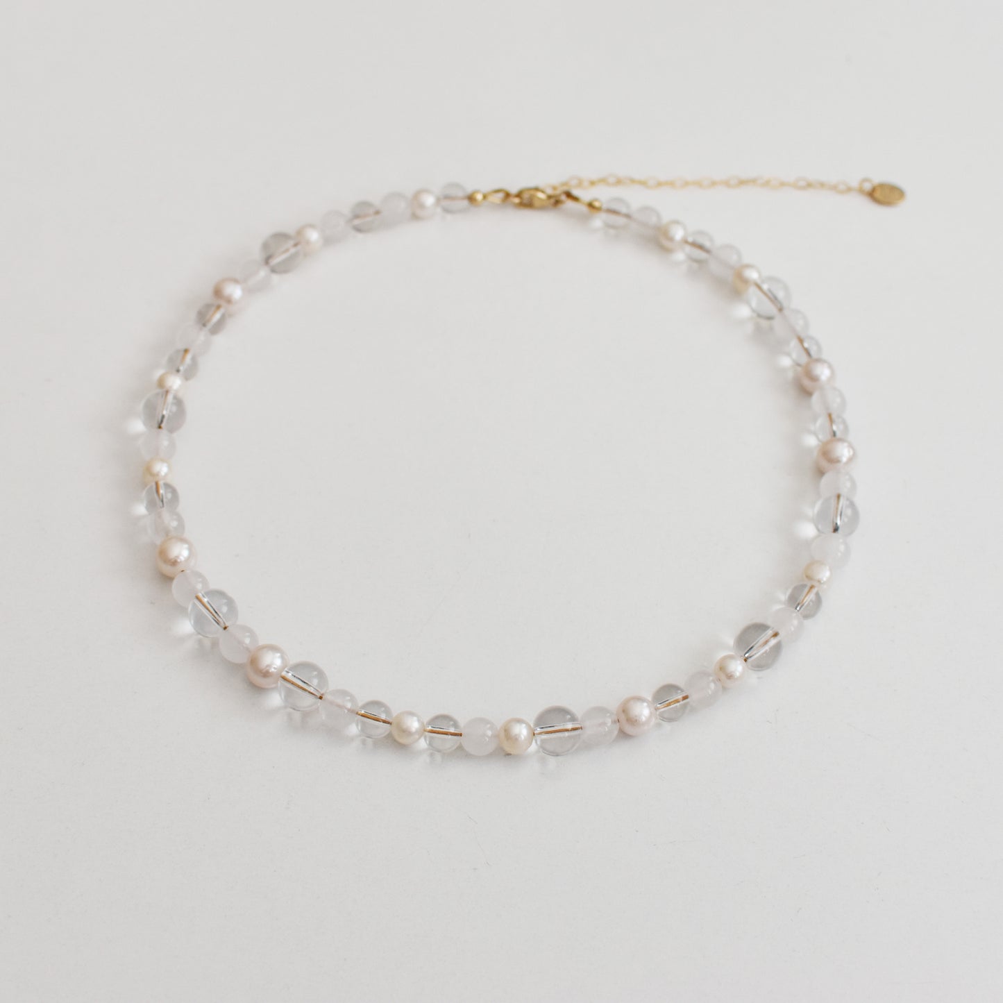 Pearl Jade Quartz Necklace