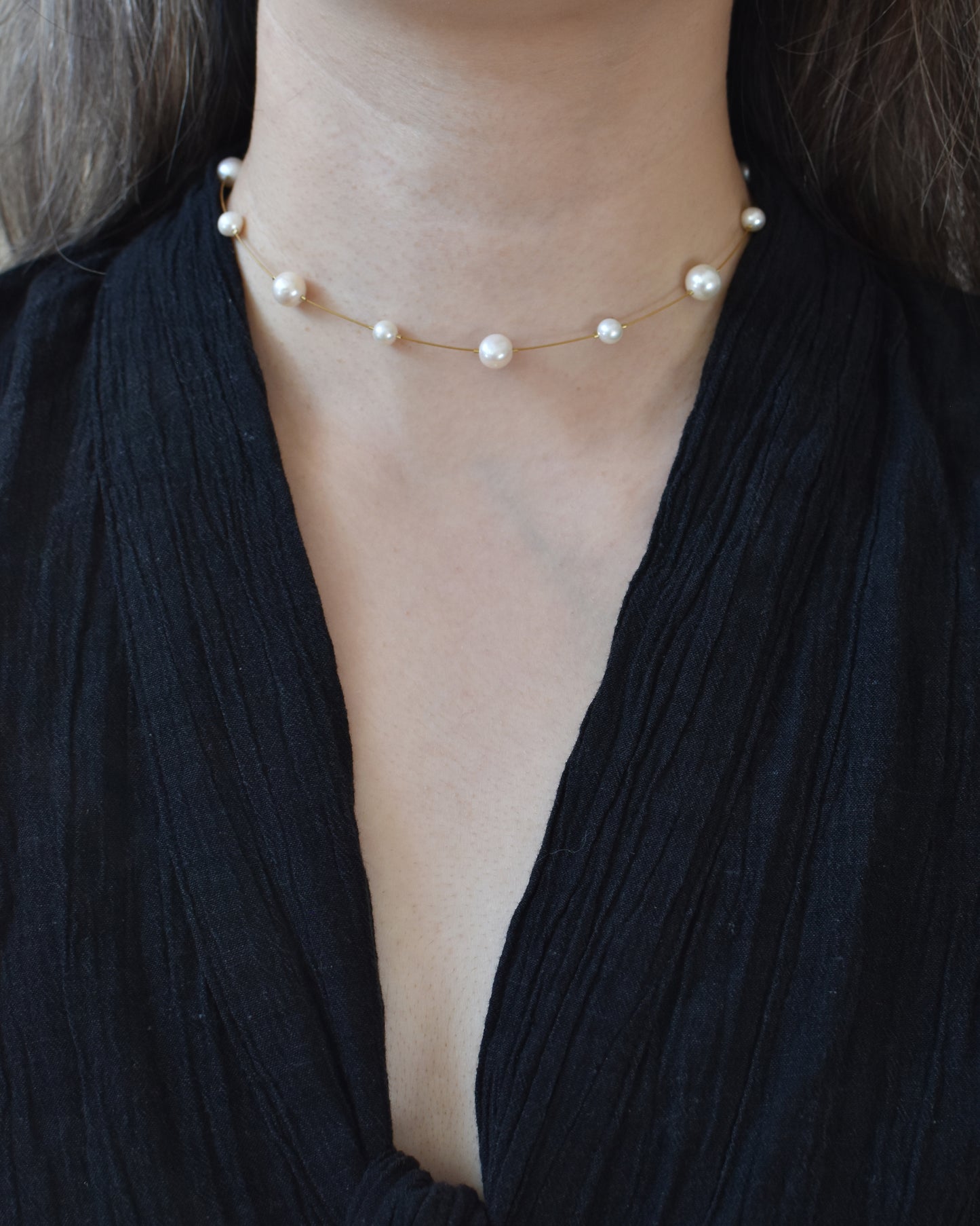 Pearl Illusion Necklace