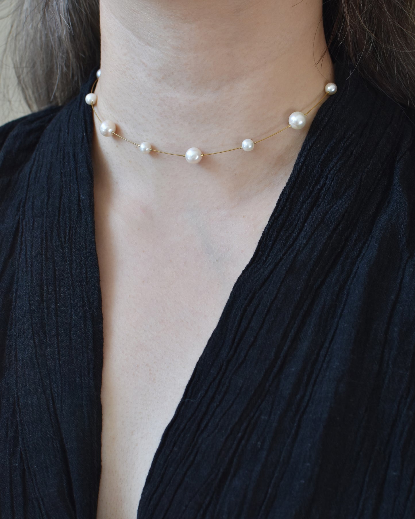 Pearl Illusion Necklace