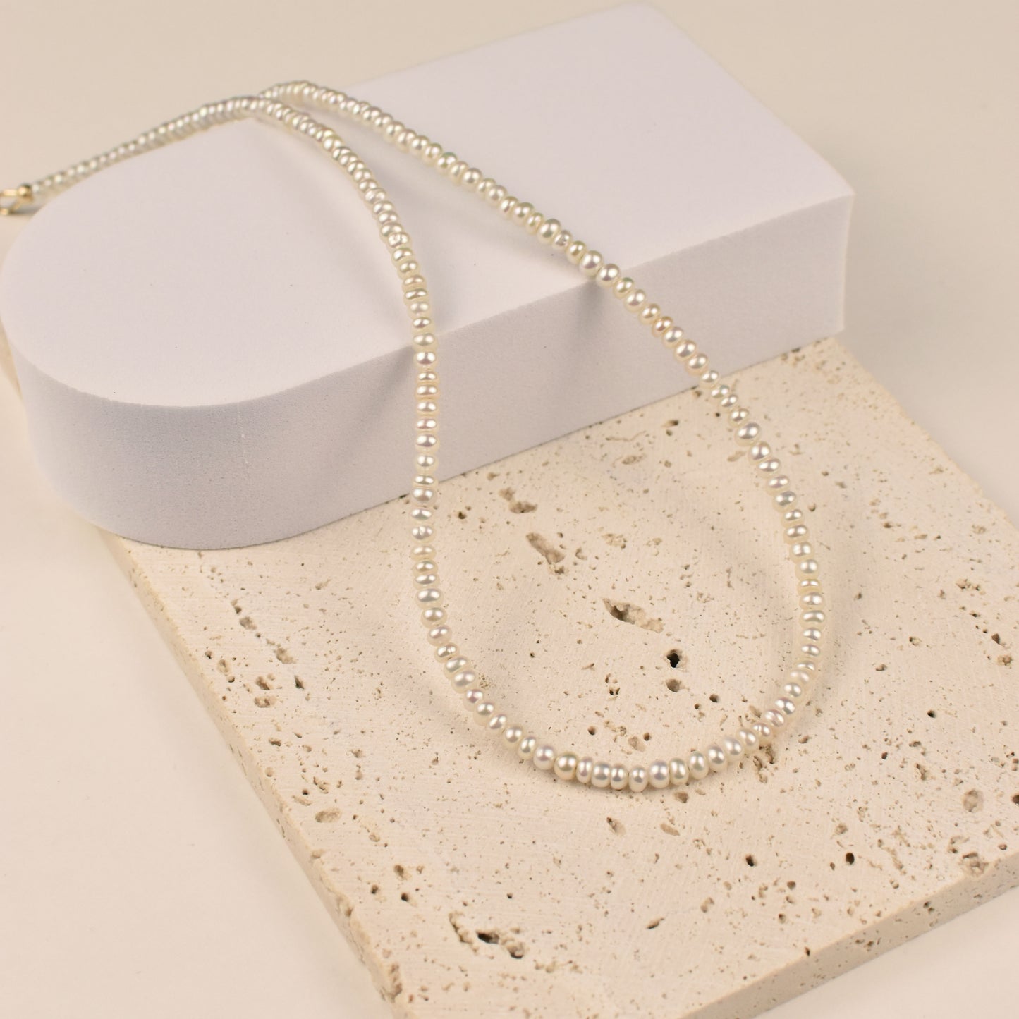 3mm Pearl Necklace