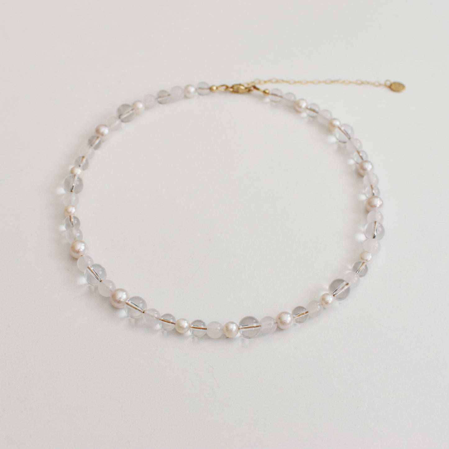 Pearl Jade Quartz Necklace